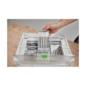 Festool Multipurpose <b>Drill</b> <b>Bit</b> Set in <b>Case</b> BKS SYS3 50mm CE 12-Piece Set - Product Image 3