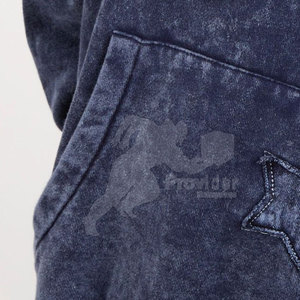 Prix de vente d'usine bon marché, sweats à capuche respirants délavés à l'acide en coton avec logo personnalisé, sweats à capuche délavés à l'acide pour femmes - Product Image 6