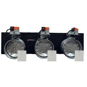 Sistema HVAC Doméstico de Plenum Ductado con Unidad de Control de Persianas Motorizadas Wi-Fi de 3 Zonas e Interfaz Siemens - Product Image 4