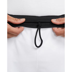 <b>Mens</b> <b>White</b> Sports <b>Shorts</b> with Black Contrast Hem Custom Logo Athletic Training Quick Dry Gymwear <b>Shorts</b> DDP Shipping - Product Image 6