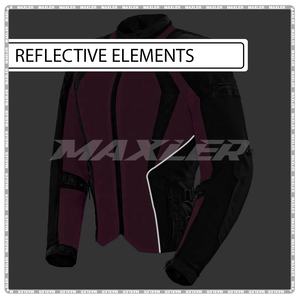 Chaqueta de moto de verano para mujer con paneles de malla transpirable y armadura aprobada por CE, forro impermeable desmontable - Product Image 5