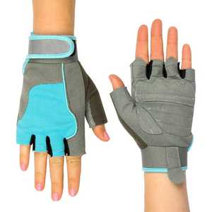 Guantes de Piel Unisex para Levantamiento de Pesas, Correa Ajustable, Impermeables, Transpirables, para Gimnasio, Entrenamiento Físico - Product Image 4