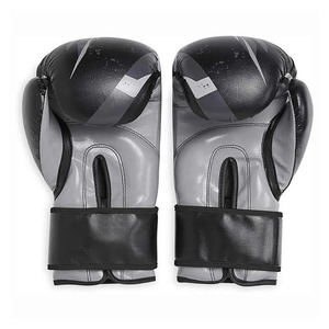 Gants de boxe professionnels en cuir véritable, à lacets, pour entraînement MMA, gants de boxe personnalisés - Product Image 3