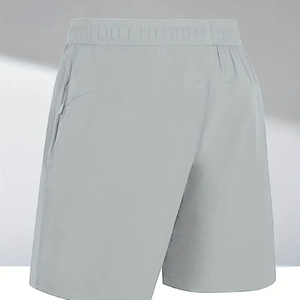 กางเกงขาสั้นตาข่ายระบายอากาศสองชั้นของผู้ชายกางเกงเอวตรงแบบยั่งยืนสำหรับการฝึกซ้อมกีฬากลางแจ้งกันรอยยับ - Product Image 4