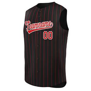 Maillot de baseball sans manches imprimé par sublimation sur mesure - Product Image 3