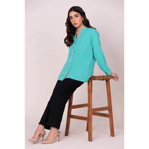Chemise en mousseline de soie teinte pour femme, collection Studio B, style WG-WS-22-W4 - Product Image 4