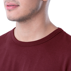 เสื้อยืดแขนยาวสำหรับผู้ชายเสื้อยืดคอกลมแขนยาวดีไซน์เรียบ - Product Image 4