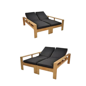 เก้าอี้อาบแดดที่ทันสมัยคุณภาพระดับพรีเมียมทำจากไม้เนื้อแข็งโดยตรงจากชวากลางอินโดนีเซียสำหรับโรงแรม - Product Image 5