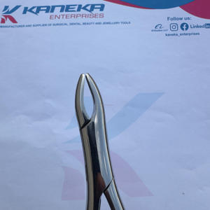 Fórceps dentales de acero inoxidable, herramientas de extracción canina central superior manual, Fig. #1, herramientas dentales de cirugía oral OEM/ODM - Product Image 2