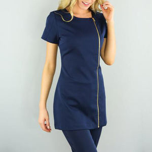 Túnica Elástica para Esteticista, Uniforme para Salón de Belleza, Spa, Conjuntos de Uniformes Médicos, Blusa de Enfermera para Uso Hospitalario - Product Image 6