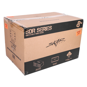 NOUVEAU ORIGINAL Pack complet de caisson de basses SDR Series Dual 8 pouces 1 400 Watts avec caisson ventilé et amplificateur - Product Image 2