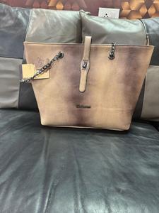 Sac fourre-tout vintage en cuir véritable de haute qualité pour femme, avec fermeture éclair réglable et chaînes de luxe – Articles de mode féminins - Product Image 3