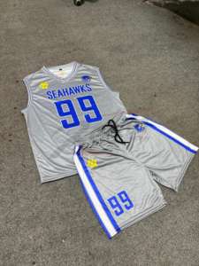 Tenues de basketball personnalisées OEM de haute qualité pour hommes adultes – Respirantes, anti-humidité, séchage rapide, sans manches, imprimées par sublimation - Product Image 4