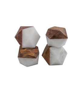 Peso de papel de mármol y madera de la mejor calidad para artículos decorativos de escritorio de oficina y hogar y producto de Venta caliente - Product Image 1