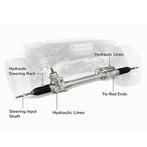 Nouvelle crémaillère de direction assistée pour Volkswagen Amarok Touareg Audi Q7 Porsche Cayenne 2011 LHD Hydraulique oe 2H1422055C - Product Image 3