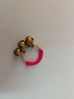 Ghungroo traditionnel en métal avec clochettes - Accessoire de danse indienne écologique pour mariage, Pooja, Jagrata, rentrée scolaire, Noël