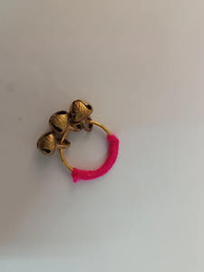 Anillo tradicional Ghungroo con campanas, accesorio de danza India, joyería étnica para boda, Pooja, accesorio Jagrata - Product Image 4