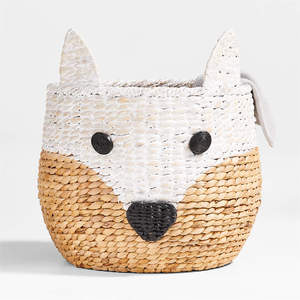 Panier écologique en jacinthe d'eau, panier de rangement pour jouets et linge, essentiels pour la chambre des enfants - Product Image 2