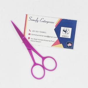 Ciseaux en métal transparent rose de qualité supérieure, personnalisés, pinces en acier durable, usage commercial, outils pour extensions de cheveux - Product Image 2