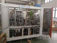 Machine à plier le papier entièrement automatique haute capacité 130 pièces/min |   380V |   Moteur |   Tailles/couleurs personnalisées |   Usine compétitive