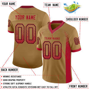 2024 chemises nouveau Design maillot de Football américain respirant taille XL avec logo brodé de haute qualité spécifique pour l'équipe américaine - Product Image 5