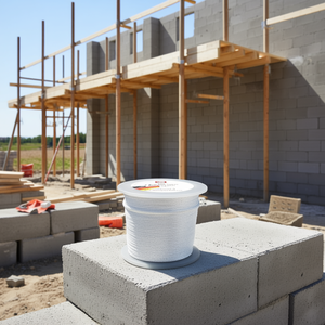 Overmann Lot de 6 fils de traçage Mason's Line, 100 m de long, 2 mm de diamètre, 65 kg, en polypropylène blanc, fournitures de traçage - Product Image 3