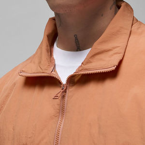 Dernières vestes coupe-vent en toile personnalisées de style High Street Pull Sweat à capuche extérieur imperméable avec col montant et fermeture éclair sur le devant - Product Image 3