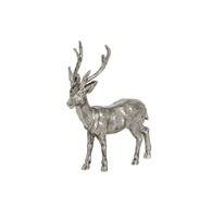 Figurine décorative moderne d'accent de Noël de finition d'or de léopard en métal pour la décoration de fête élégante