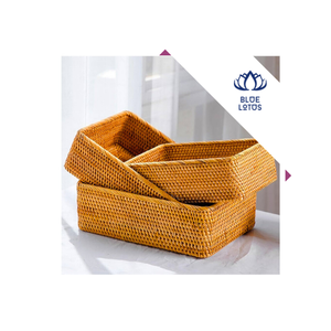 Bandeja Redonda de Ratán, Ideal para Servir Comida y Bebidas, y para la Organización y Decoración Diaria del Hogar, Vietnam - Product Image 1