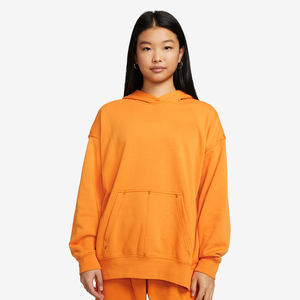 2024 dernier Logo personnalisé coton polaire pull lourd pour les femmes grande taille plaine sweat à capuche hiver tissu éponge - Product Image 1