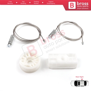 BWR1152ชุดซ่อมกระจกหน้าต่างด้านหลังขวาสำหรับ A4 S4 B6 B7 8H7 8HE 2002-2009 8H0839398 2ประตู CC Cabriolet - Product Image 6
