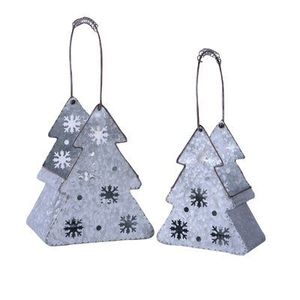 SnowGleam Holiday Ornament Christmas Metal Sculpture Elegant and Durable Holiday <b>Display</b> Piece - Product Image 5