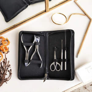 Customized Color Hair Extension Pliers Stainless Steel High Quality Hair Extension <b>Tools</b> Kit For Hair sectioning <b>clips</b> - Product Image 1