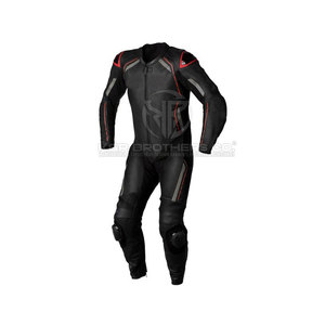 Traje de cuero de moto con forro extraíble y cremalleras YKK fuertes Protección completa Traje de cuero de moto - Product Image 3