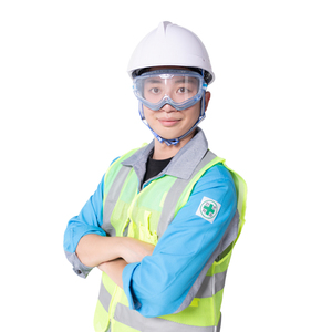 แว่นตานิรภัยนุ่มสบายป้องกันหมอกป้องกันรังสียูวีป้องกันปรับได้สบาย100% ผลิตในประเทศเกาหลี - Product Image 2