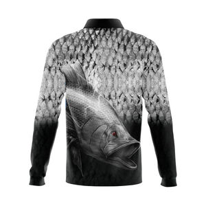 OEM Custom Design Long Sleeve Sportswear <b>Fishing</b> <b>Wear</b> Polo Shirts Spandex Polyester Breathable Men's <b>Fishing</b> Polo Shirts - Product Image 4