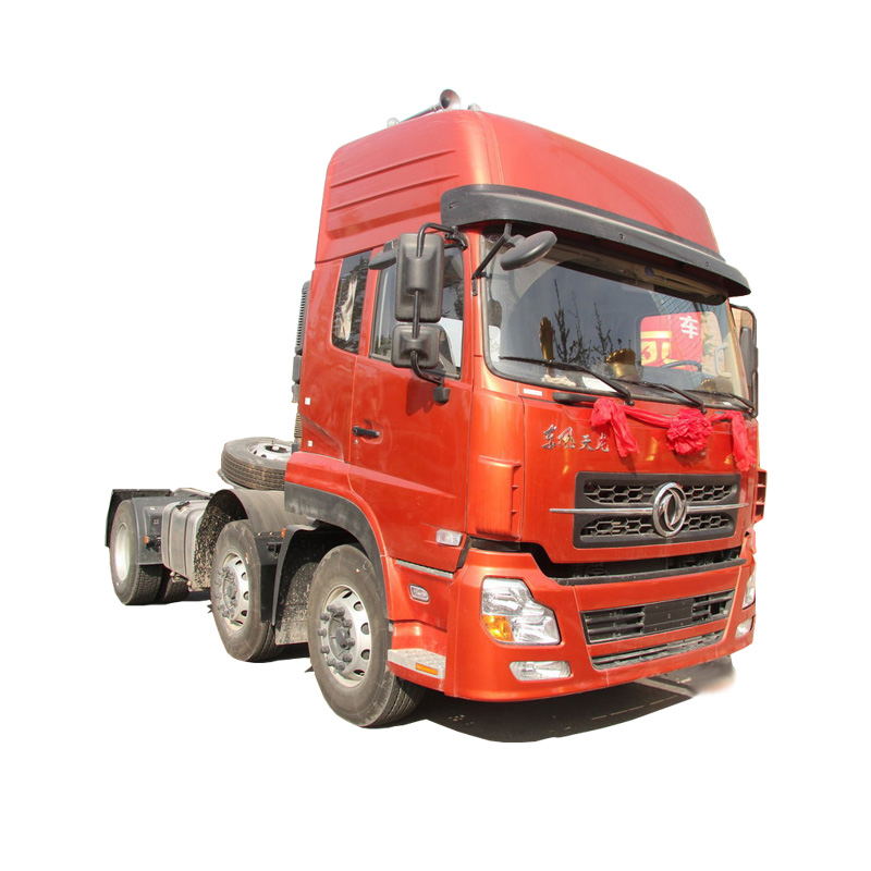 Dongfeng Подержанный, 340 л.с., новый грузовик с прицепом 6 х2, головка трактора, 8 колесных транспортных средств, коммерческий грузовик, прицепы для продажи