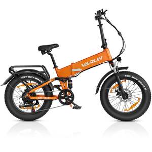Bicicleta Eléctrica VARUN S20-1 de Aluminio, Versión Premium, 7 Velocidades, Plegable, Batería de Litio Integrada, Motor de Cubo Trasero sin Escobillas, Velocidad Máxima de 25 km/h - Product Image 5