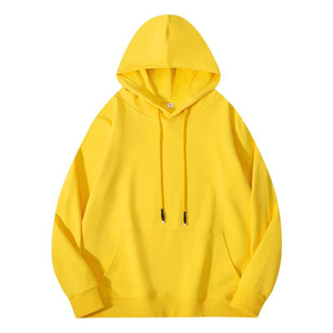 High Quality Solid 100% Cotton Winter Hoodie Unisex Short Style Men's Printed Embroidered Custom Hoodie with Customizable Fabric - Product Image 2