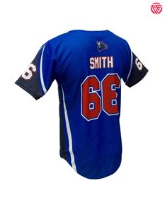 Maillot de baseball et softball personnalisé de haute qualité, col rond, entièrement boutonné, sublimation, manches respirantes, 100 % polyester, unisexe - Product Image 6