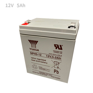 Batería de Motocicleta NPH5-12 12V 5Ah Taiwan Yuasa, Certificación ISO 9001, 1 Año de Garantía - Product Image 1