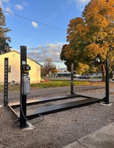 Elevador de Vehículos Original de 4 Postes |   Elevador de Autos de Alta Resistencia de 4T para Talleres de Reparación de Automóviles |   Elevador de Autos de Cuatro Postes, Elevador Automotriz Profesional - Product Image 3