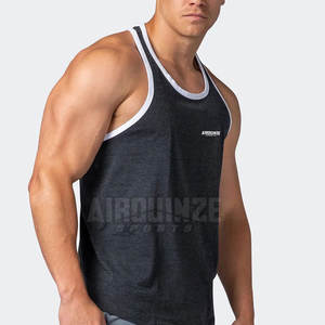Cheap Price Training Gym <b>Singlet</b> For <b>Men</b> Top Trending Product Sleeveless Solid Color Slim Fit <b>Men</b> Gym <b>Singlets</b> For Bodybuilding - Product Image 6