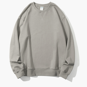 Sudadera con capucha de cuello redondo y logotipo personalizado de alta calidad OEM para hombre, ropa de calle de algodón, ropa de moda, sudaderas en blanco bordadas de invierno - Product Image 4