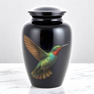 Urne de crémation en métal artisanale moderne pour adultes dernière conception souvenir pour fournitures funéraires style adulte - Product Image 6