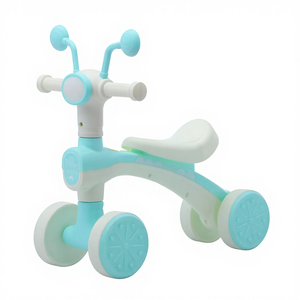Nouvelle conception de voiture électrique à quatre roues 3 en <span class=keywords><strong>1</strong></span> en plastique, jouet pour bébé, scooter à roulettes pour enfants, vélo d'équilibre unisexe - Product Image 4
