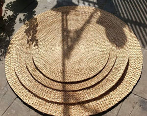 Top Trending Wicker Crafts-Alfombrilla de juncia utilizada para la decoración del hogar con diseño moderno de Vietnam - Product Image 6