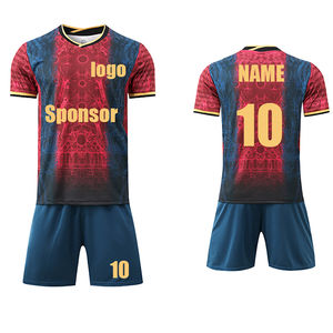 ชุดเสื้อฟุตบอลออกแบบเองชื่อทีมดวงจันทร์ชุดเสื้อเจอร์ซีย์ฟุตบอลออกแบบใหม่พิมพ์ซับลิเมชัน1ชุด - Product Image 6