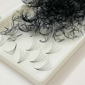 Extensions de cils en soie Volume 7D de haute qualité 8-15mm de longueur ventilateurs asiatiques faits à la main plateau d'emballage de qualité directement fabricant - Product Image 3