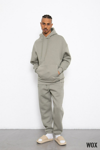 Chándal personalizado para hombre, conjunto de Sudadera con capucha, 100 algodón, ajuste de talla grande, producto OEM de grado Premium, ropa urbana al por mayor, 2023 - Product Image 5